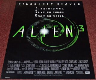 Alien 3 1992 27x40 Movie Poster David Fincher Sci - Fi Monster Classic