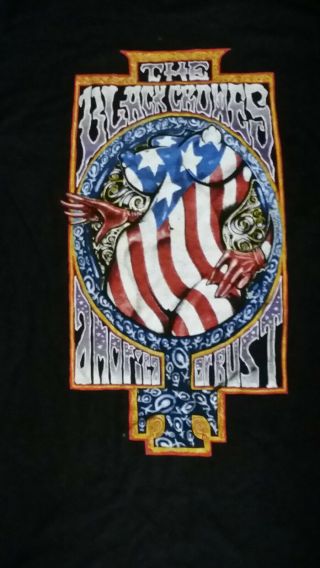 Black Crowes " Amorica Or Bust Tour " 1995 Longsleeve Extra Large