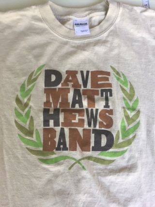 Dave Matthews Band Vintage Long Sleeve Concert Tour T - Shirt Large 2