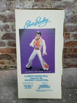 Elvis Presley Burning Love 21 " Vinyl Doll 1984 Limited Edition
