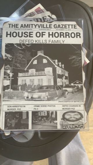 Amityville Horror News Print