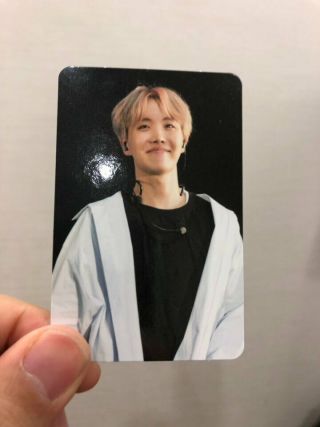 Bts 2017 The Wings Tour Dvd Official Photo Card J Hope (defect)