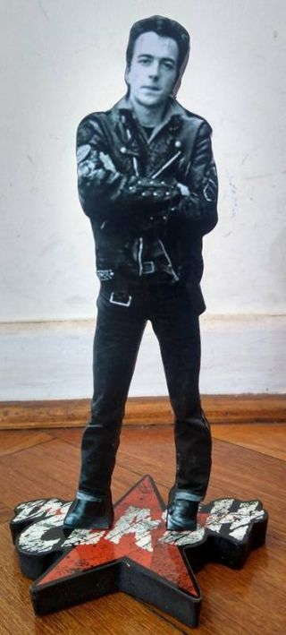 Joe Strummer Display 8 " Standee Figure Statue Mdf Cutout The Clash Standup Decor