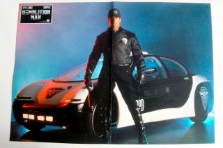 C82 Set Of 2 Lobby Cards (12 " X16 ") Demolition Man Sylvester Stallone,  Wesley Sni