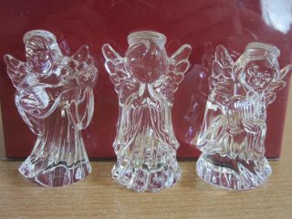 Marquis Waterford Crystal Set of 3 Nativity Angels 142598 w/ box 4