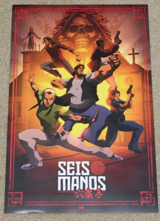 Sdcc 2019 Exclusive Viz Seis Manos Double Sided Poster