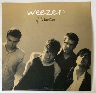 Weezer Vintage 1996 Promo Pinkerton 12x12 Poster Flat Two Sided
