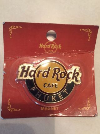 Hard Rock Cafe Phuket Thailand Classic Logo Magnet
