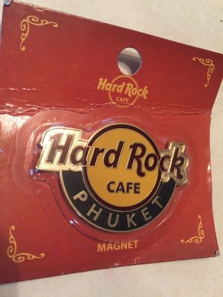 Hard Rock Cafe Phuket Thailand Classic Logo Magnet 2