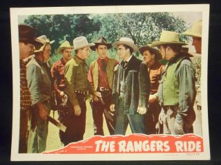 Jimmy Wakely The Rangers Ride 1948 Lobby Card Vf Western
