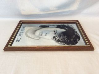 Vintage 1980’s Duran Duran John Taylor Framed Picture Mirror,  Collectable 2