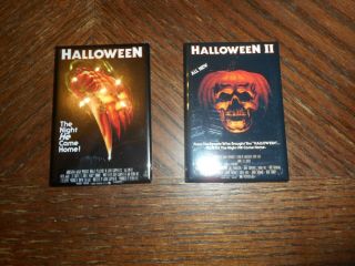 Halloween & Halloween Ii Fridge Magnets 2 1/8 " X 3 1/8 "