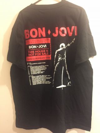 Bon Jovi This House is Not Tour T - Shirt 2019 - LARGE 2