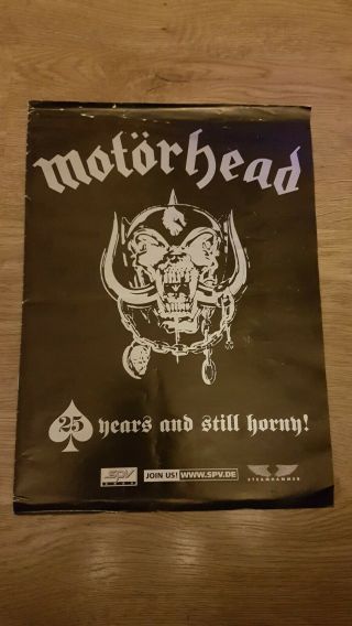 Motorhead 25 Years Of Motorhead Music Week Souvenir Promo.  Hawkwind