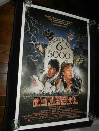 Transylvania 6 - 5000 Jeff Goldblum Horror Rolled One Sheet Poster
