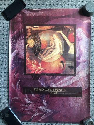 Dead Can Dance Rare Aion Promo Poster Official 16.  5 X 23 Inches