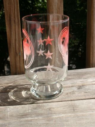 VINTAGE LARGE DRINKING GLASS 1970 ' S YES ROCK GROUP BAND 4