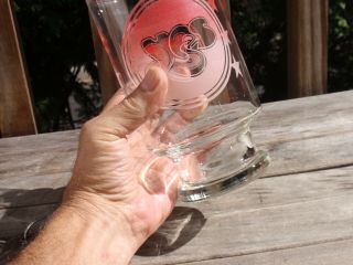 VINTAGE LARGE DRINKING GLASS 1970 ' S YES ROCK GROUP BAND 6