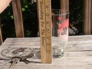 VINTAGE LARGE DRINKING GLASS 1970 ' S YES ROCK GROUP BAND 7