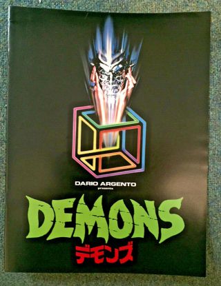 Japanese Film Brochure - Horror - Demons Dario Argento