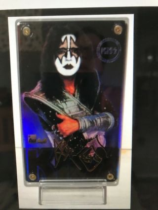 Kiss Ace Frehley 24kt Gold Signature Logo Card