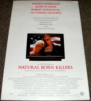 Natural Born Killers 1994 Orig.  Movie Poster Quentin Tarantino & Oliver Stone
