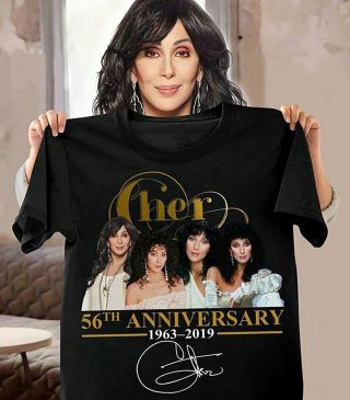 Cher 56th Anniversary T - Shirt 1963 - 2019 (medium)