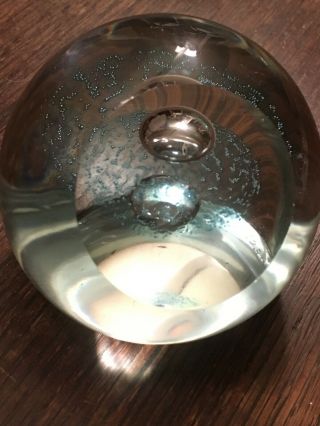 Caithness Paperweight Reflections Blue,  1975 - Limited Edition Numbered