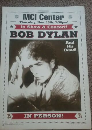 Bob Dylan 2001 D.  C.  Poster