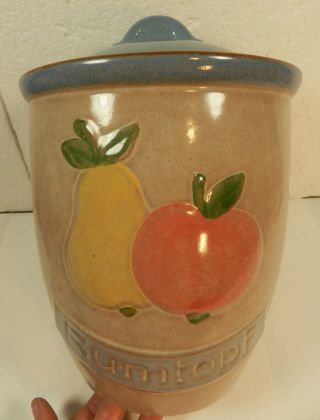 RUMTOPF RUM POT Scheurich Keramik Storage Jar Covered Crock Germany 3