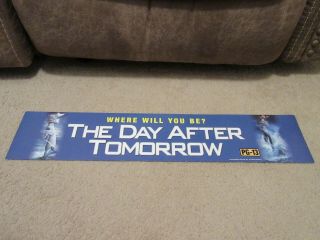 The Day After Tomorrow [2003] D/s 5x25 [large] Movie Theater Poster [mylar]