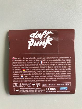 Daft Punk Promotional ' Get Lucky ' Durex Condom RARE Collector ' s Item 6