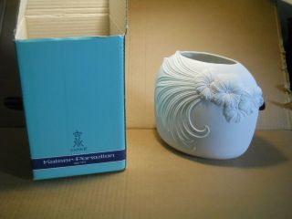 Kaiser Vase White Bisque Porcelain Frey Germany Box