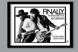 Bruce Springsteen Poster.  Born To Run Promo.  Large B2 (70x50cm) Print.  Classi