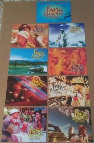 Fear And Loathing In Las Vegas Movie Poster Lobby Card Set Of 9 8x10