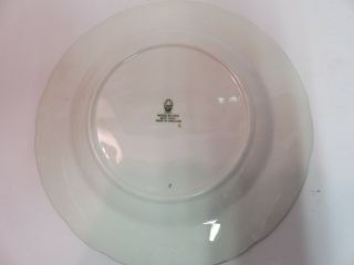 Wedgwood Ruby Tonquin Side Plate Rare Pattern Red Gold 1950s 3