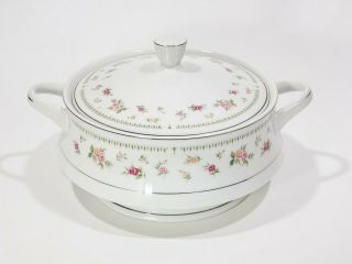 Abingdon Covered Vegetable Serving Bowl Fine Porcelain China Made In Japan