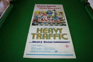 Heavy Traffic 1973 Australian Daybill Movie Poster In Very Good Cond