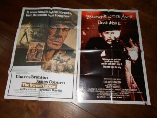 Death Wish Ii / Streetfighter 2 One Sheet Posters Charles Bronson