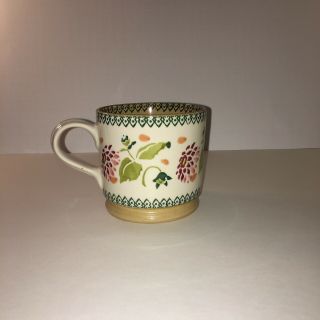 Nicholas Mosse Irish Pottery Mug In Retired Dahlia Pattern