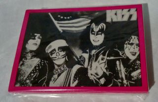 Kiss 1992 American Image Complete Card Set Black/white Pink Border Still