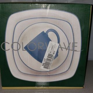 Noritake Colorwave Ice 4 Piece Place Setting Square Open