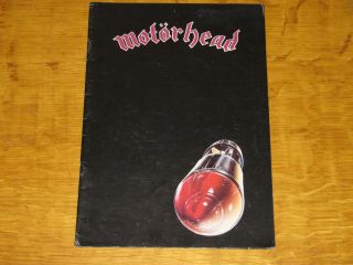 Motorhead - Bomber - 1979 Official Tour Programme (nwobhm Promo)