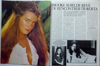 Brooke Shields = 2 Pages 1981 French Clipping (