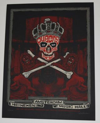 Queens Of The Stone Age,  Amsterdam Concert Poster