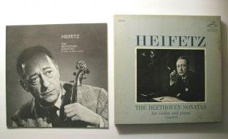 1963 Heifetz: Beethoven Sonatas For Violin And Piano 5 - Lp Rca Box Set