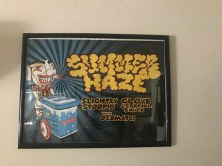 Slightly Stoopid G Love Ozomatli Rare Tour Poster Summer Haze Tour Autographed