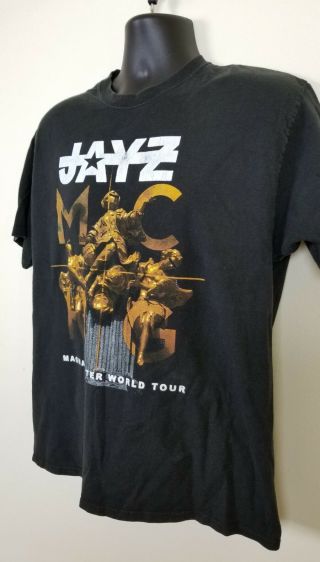 Jay Z Magna Carter World Tour 2014 Concert T - Shirt Large Black