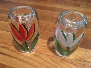 Kosta Boda Tulip Hand Painted Candle Votive (1),  $30 Each