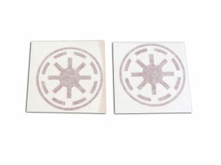 Clone Wars Star Wars Pilot Republic Cog Set Decal Stickers